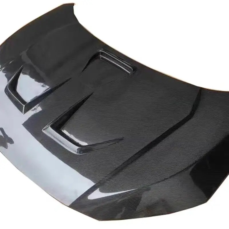 Carbon Fiber Hood Bonnet Scoop for  2016-2017 10th Gen Ci Vic Car Engine Cover Bodykit